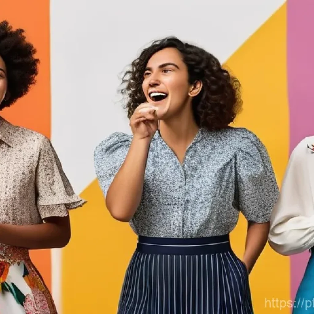 스페인어와 포르투갈어 비교 - **Prompt:** A vibrant, humorous illustration of a young, smartly dressed woman (approximately 28 yea...