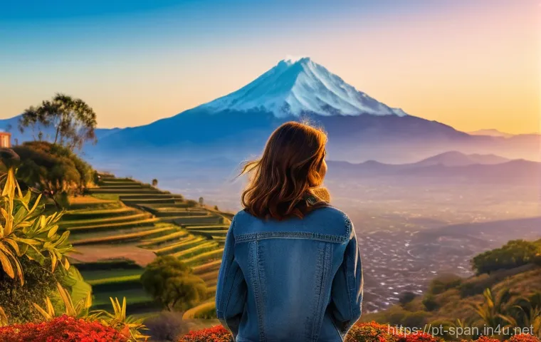 스페인어 시제별 문법 정리 - **Prompt 2: Past Tenses Contrast - Specific Action vs. Ongoing Scene**
    "A split image, depicting...