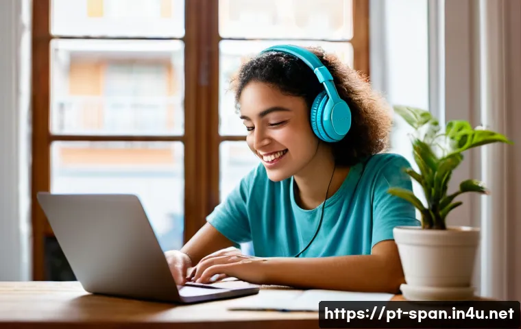 스페인어 30일 마스터 플랜 - **Prompt:** A young adult woman, dressed in comfortable, stylish casual wear, is enthusiastically st...