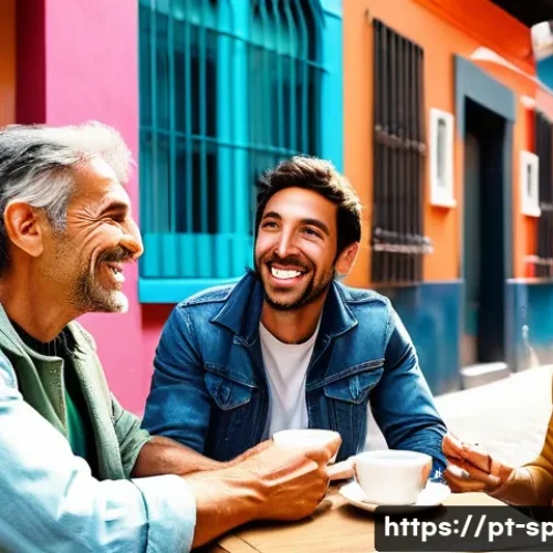 Home 28 스페인어 방언 종류 - A vibrant street scene in Buenos Aires showcasing the distinctive Argentine Spanish culture: people ...